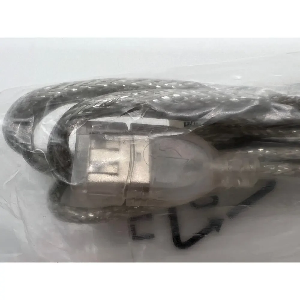 USB Male Female Cord Extender 2ft Silver Braided C620-370020-A New In Sealed Bag